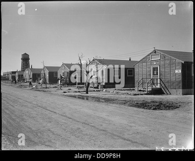 Minidoka Relocation Center, Jagd, Idaho. Wichtigsten Verwaltungsgebäude. --539491 Stockfoto