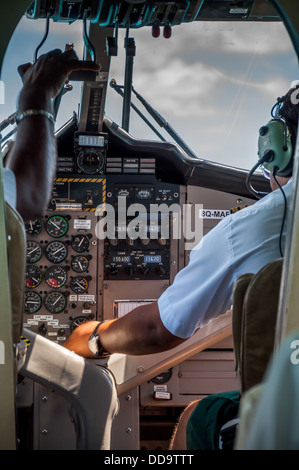Cockpit Stockfoto