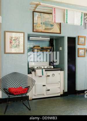 Rayburn Herd mit Bertoia 1953 "Diamant" Stuhl-Klassiker Stockfoto