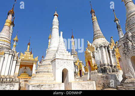 Shwe Inn Thein Pagode Inthein Inle Lake Myanmar Stockfoto