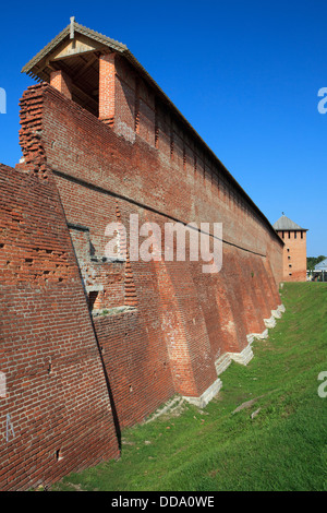 Die Yamskaya Turm und Kreml-Mauer in Kolomna, Russland Stockfoto