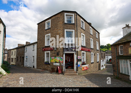 George und Dragon Pub Brauerei Tap House in Dent, Cumbria, Yorkshire Dales National Park, England, UK. Stockfoto