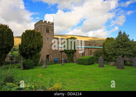 St Andrews Kirche, Dent, Cumbria, Yorkshire Dales National Park, England, Vereinigtes Königreich. Stockfoto