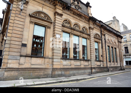 Rückseite des ehemaligen Gebäudes der Union Bank of Scotland, derzeit Corinthian Club, Virginia Place, Merchant City, Glasgow, Schottland, Großbritannien Stockfoto