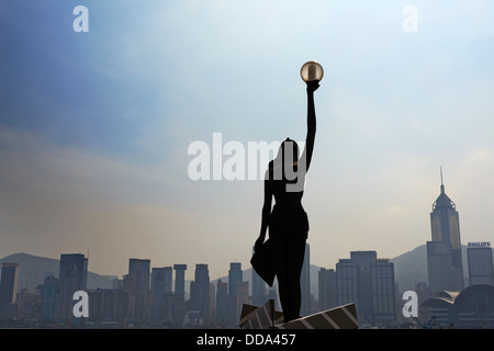 China, Hongkong, Kowloon, Avenue of Stars Stockfoto