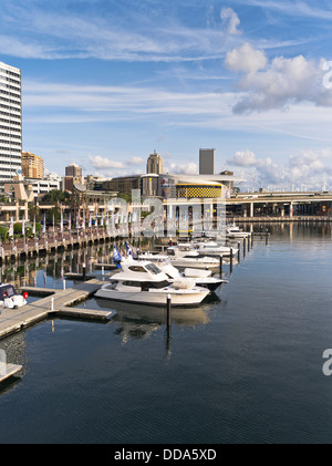 dh Darling Harbour SYDNEY Australien Waterfront Marina Yachten Anlegestellen Stockfoto