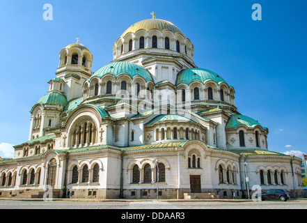 Die St. Alexander-Newski-Kathedrale in Sofia, Bulgarien Stockfoto