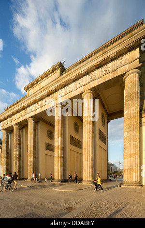 Brandenburger Tor oder Brandenburger Tor, Berlin, Deutschland Stockfoto