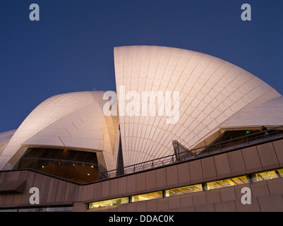 Dh Sydney Opera House Sydney Australien Sydney Opera House Dach Flutlicht Architektur Fliesen Stockfoto