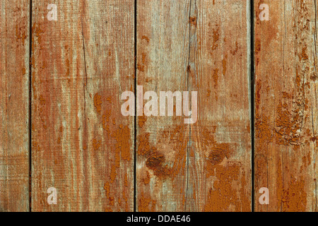 Hintergrund von eine alte bemalte Holztür Stockfoto