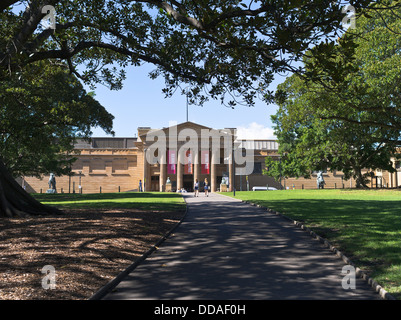 dh The Domain SYDNEY AUSTRALIA Park Art Gallery of New South Wales NSW Stockfoto