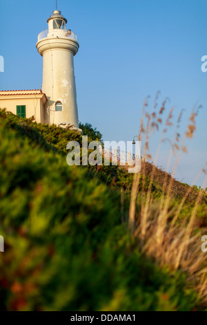 Capo Circeo Leuchtturm in Italien Stockfoto