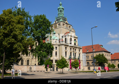 Bayerischen Nationalmuseum (Bayerisches Nationalmuseum) München, Museum der dekorativen Künste. Stil des Historismus von Gabriel von Seidl Stockfoto