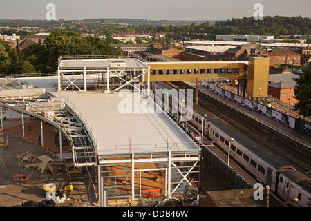 Sanierung des Bahnhofs Wakefield Westgate. Stockfoto