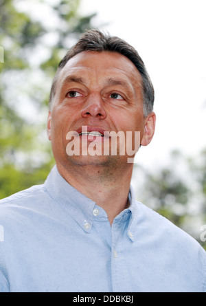 Dunakeszi, Ungarn, Viktor Orban, Fidesz Stockfoto