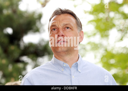 Dunakeszi, Ungarn, Viktor Orban, Fidesz Stockfoto