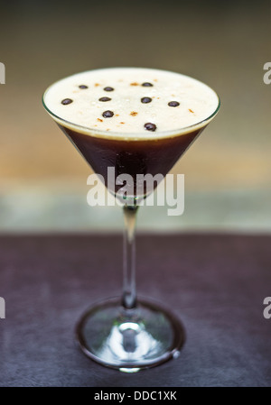 Kaffee Martini alkoholischen cocktail Mischung trinken Stockfoto