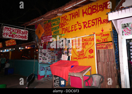 Herr Kobis Restaurant am Nai Yang Beach, Insel Phuket Thailand Stockfoto