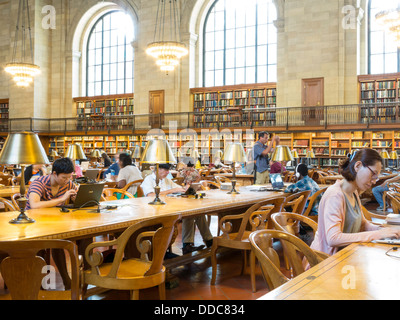Rose Main Reading Room, New York Public Library, New York Stockfoto