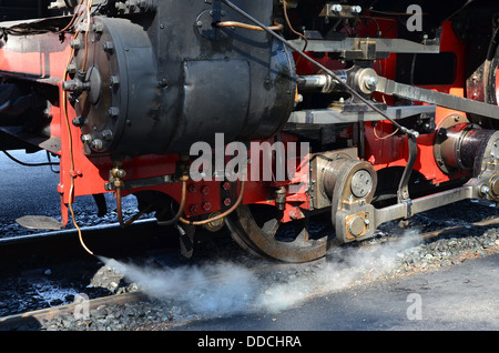 Der Achensee Dampf Zahnradbahn der weltweit ältesten Dampflokomotiven Zahnrad angetrieben. Stockfoto