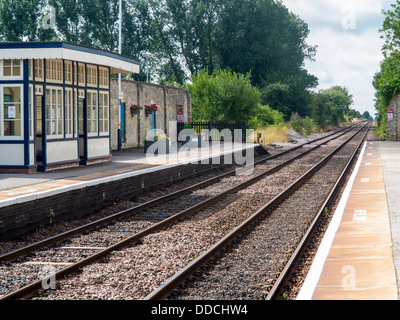 Market Rasen Regionalbahnhof, Lincolnshire, England Stockfoto