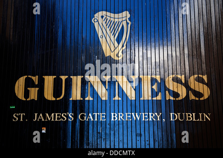 St. James Gate Eingang der Guinness Brauerei Dublin Irland Stockfoto