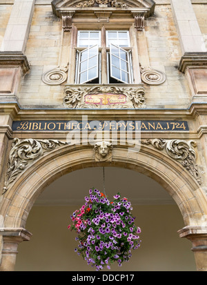 Bibliotheca Pepysiana, Samuel Pepys Library in Magdalene College in Cambridge, England. Stockfoto