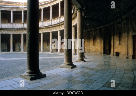 Charles V´s-Palast, Alhambra. Granada. Andalusien. Spanien Stockfoto