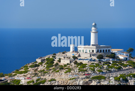Leuchtturm am Kap Formentor an der Küste von North Mallorca, Spanien (Balearen) Stockfoto