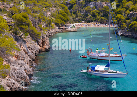 Der schöne Strand von Cala Pi in Mallorca, Spanien (Balearen) Stockfoto