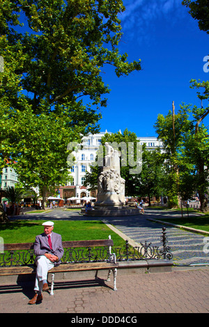 Vörösmarty-Platz, Budapest, Ungarn, Europa Stockfoto