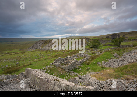 Die Ruinen von Foggintor Steinbruch Dartmoor National Park Devon Uk Stockfoto