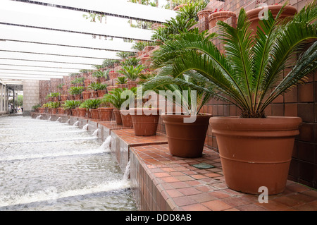 Barcelona-Casino Eingang Brunnen Stockfoto