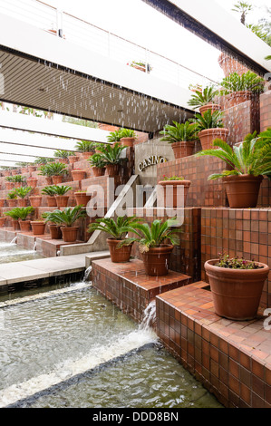 Barcelona-Casino Eingang Brunnen Stockfoto