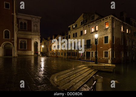 Venedig bei Nacht Stockfoto