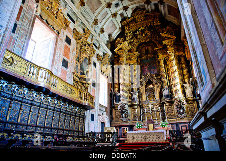 Se Kathedrale, 12./13. Jahrhundert Festungskirche, äußere Innenansichten, Porto, Porto, Portugal Stockfoto