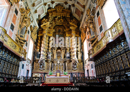 Se Kathedrale, 12./13. Jahrhundert Festungskirche, äußere Innenansichten, Porto, Porto, Portugal Stockfoto