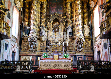 Se Kathedrale, 12./13. Jahrhundert Festungskirche, äußere Innenansichten, Porto, Porto, Portugal Stockfoto