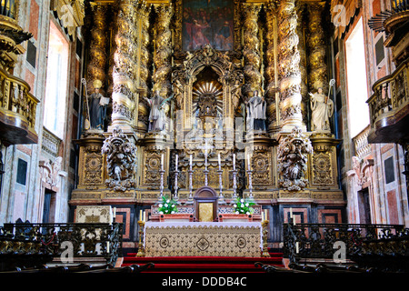 Se Kathedrale, 12./13. Jahrhundert Festungskirche, äußere Innenansichten, Porto, Porto, Portugal Stockfoto