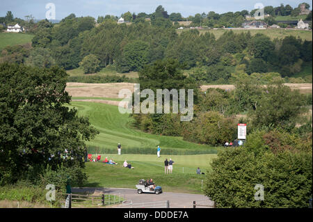 Newport - South Wales - UK 31. August 2013: die dritte Runde des ISPS Handa Wales Open auf zwanzig zehn-Gänge bei The Celtic Manor Resort in Newport, South Wales. Bildnachweis: Phil Rees/Alamy Live-Nachrichten Stockfoto