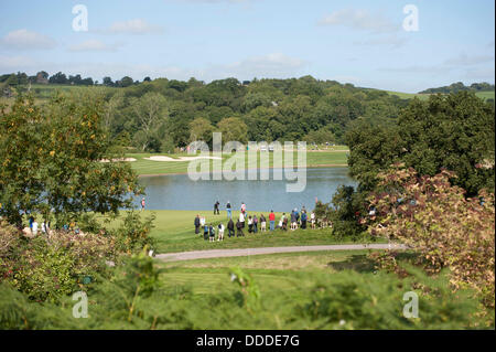 Newport - South Wales - UK 31. August 2013: die dritte Runde des ISPS Handa Wales Open auf zwanzig zehn-Gänge bei The Celtic Manor Resort in Newport, South Wales. Bildnachweis: Phil Rees/Alamy Live-Nachrichten Stockfoto