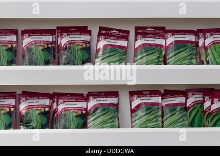 Pakete von Vegetable Seeds For Sale Stockfoto