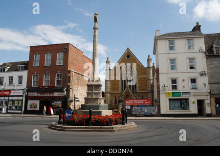 Historische Stadtzentrum, Tewkesbury in Gloucestershire, England Stockfoto