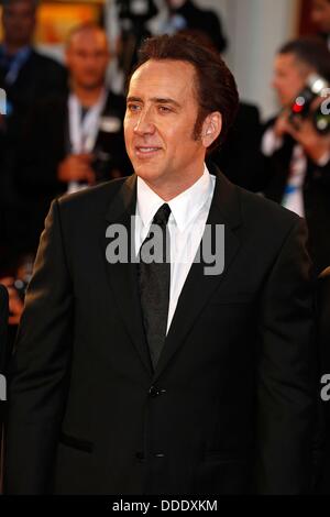 30. August 2013 - Venedig, Kalifornien, Italien - NICOLAS CAGE. Joe premiere.70th Venedig Film Festival.Venice, Italy.August 30, 2013. (Kredit-Bild: © Roger Harvey/Globe Photos/ZUMAPRESS.com) Stockfoto