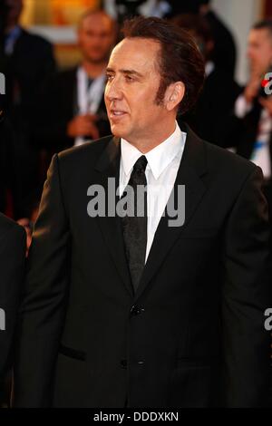 30. August 2013 - Venedig, Kalifornien, Italien - NICOLAS CAGE. Joe premiere.70th Venedig Film Festival.Venice, Italy.August 30, 2013. (Kredit-Bild: © Roger Harvey/Globe Photos/ZUMAPRESS.com) Stockfoto