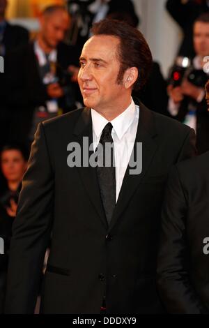 Venedig, Ca, Italien. 30. August 2013. NICOLAS CAGE. Joe premiere.70th Venedig Film Festival.Venice, Italy.August 30, 2013. © Roger Harvey/Globe Photos/ZUMAPRESS.com/Alamy Live-Nachrichten Stockfoto