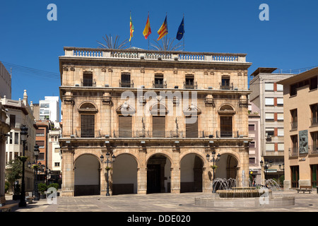 Rathaus von Castellón De La Plana, Spanien Stockfoto