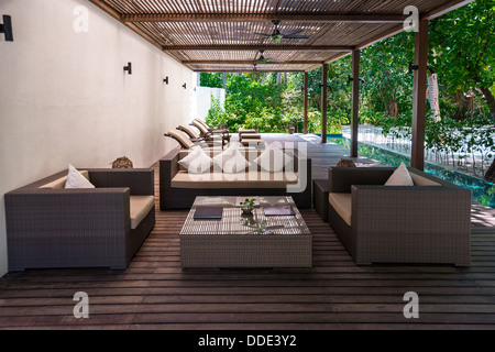 Strand House.Beautiful Innenraum Stockfoto