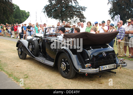 klassische Mercedes bei Classic Days 2013 Schloss Dyck in der Nähe von Düsseldorf, Nord Rhein Westfalen, Deutschland, Europa Stockfoto