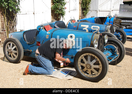 Bugatti Grand Prix Classic Days Schloss Dyck Deutschland 2013 Stockfoto